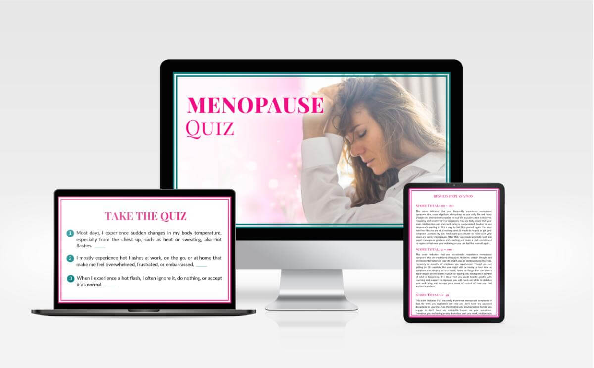 Menopause Quiz Mock up